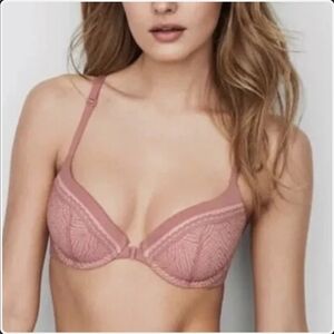 (34B) NWT Victoria’s Secret Body By Victoria Lightly Lined Front Close Demi Bra